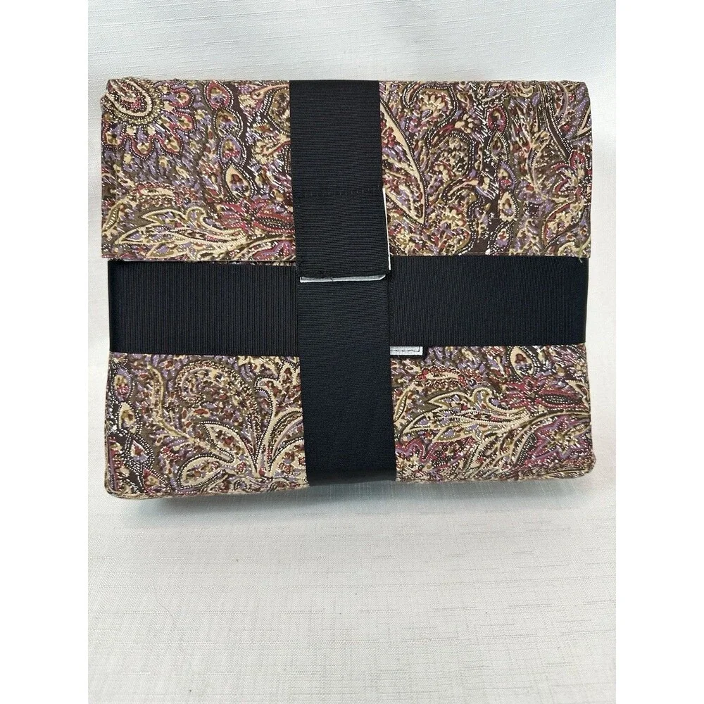 RALPH LAUREN Hallie Duvet Cover Sham Set Full/Queen Cotton Clay Tan Multi $300